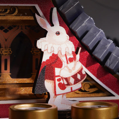 ROKR Mechanical Typewriter LK703C Magic Version rabbit performer decorative detail close up