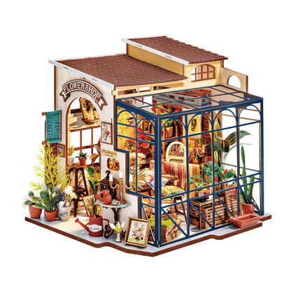 Rolife Emily’s Flower Shop DIY Miniature House Kit (DG145) | 1:16 Scale