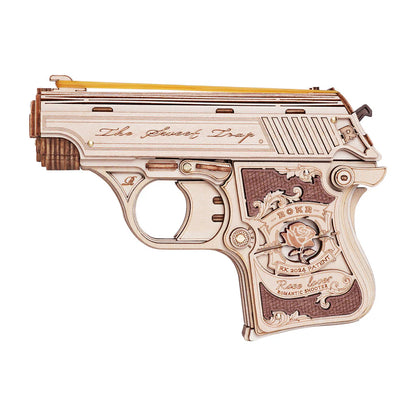 ROKR Mini Gun 3D Wooden Puzzle (LQ502) | Mechanical Model