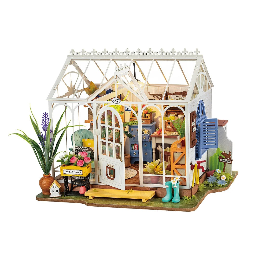 Robotime Rolife ROKR Dreamy Garden House DIY Miniature House Kit DG163