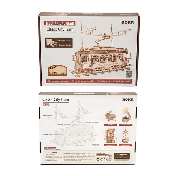 Classic City Tram (LK801) | 1:24 Vintage Tram Model