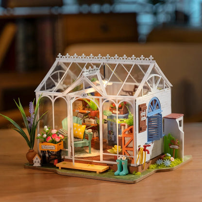 Rolife Dreamy Garden House DIY Miniature House Kit (DG163) | 1:18 Scale