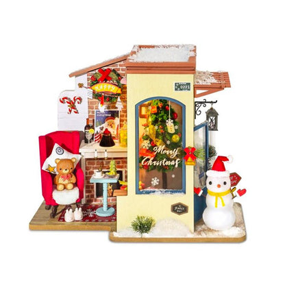 Rolife Christmas Snow House DIY Miniature House Kit (DG18) | LED Light