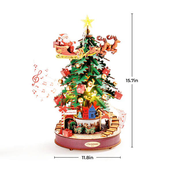 Rolife Christmas Melody Tree Music Dreamer (AMS01) | Music Box + Type-C Lights