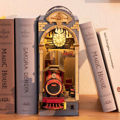 Rolife Time Travel DIY Book Nook Shelf Insert (TGB04) | LED Light