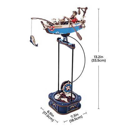 ROKR Ocean Fisher 3D Wooden Puzzle (MCD02) | Model Kit