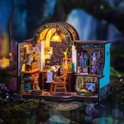 Rolife The Magic Study DIY Miniature House Kit (DG166) | 1:18 Scale