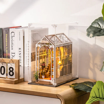 Rolife Book Nook Dust Cover Display Box (WD1001) | Stackable Clear Case