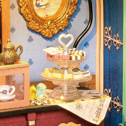 Rolife Alice’s Tea Store DIY Miniature House Kit (DG156) | 1:20 Scale