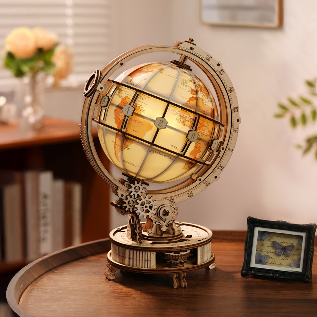 ROKR Luminous Globe ST003D Electric Version close-up view