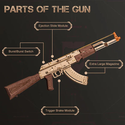 AK-47 Assault Rifle Toy Gun (LQ901) | Detachable Magazine Shooter