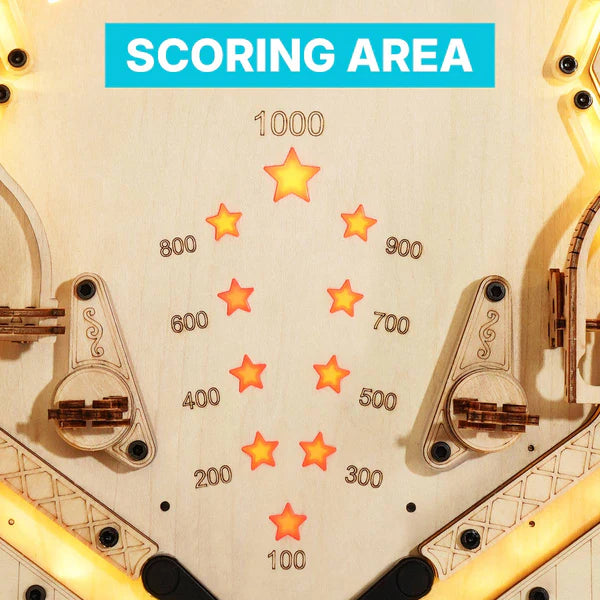 3D Pinball Machine (EG01) | Sound & Light Tabletop Game