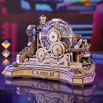 ROKR Gear Ball Challenge 3D Wooden Puzzle (EGC01) | Interactive Marble Run Game