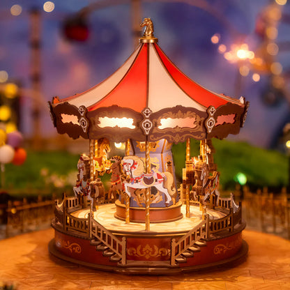 Classic Carousel (AMC01) | Musical Rotating Carousel Display