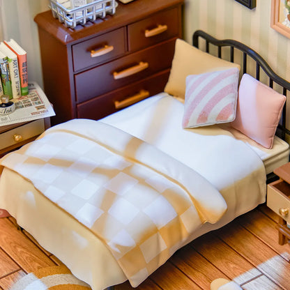 Rolife Super Creator Sweet Dream Bedroom DIY Miniature House Kit (DW009) | 1:24 Scale