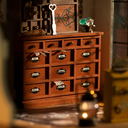 Rolife Kiki’s Magic Emporium DIY Miniature House Kit (DG155) | 1:18 Scale