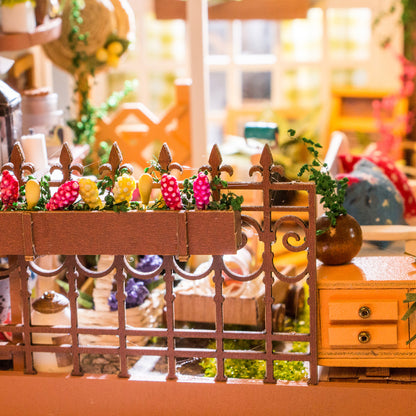 Rolife Miller’s Garden DIY Miniature House Kit (DG108) | Garden Porch Scene