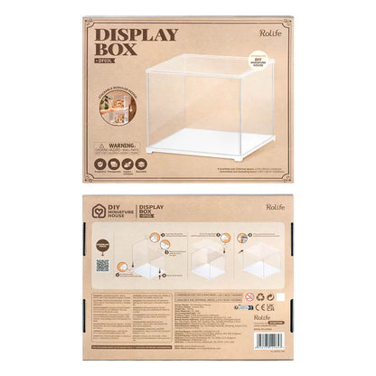 Rolife Miniature House Display Box (DF03L) | Stackable Dust Cover