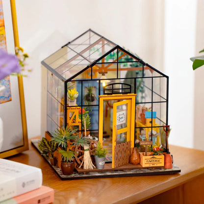 Rolife Cathy’s Flower House DIY Miniature House Kit (DG104) | 1:18 Scale