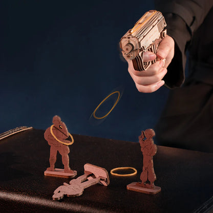 ROKR Mini Gun 3D Wooden Puzzle (LQ502) | Mechanical Model