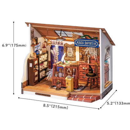 Rolife Kiki’s Magic Emporium DIY Miniature House Kit (DG155) | 1:18 Scale