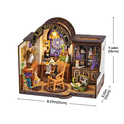 Rolife The Magic Study DIY Miniature House Kit (DG166) | 1:18 Scale