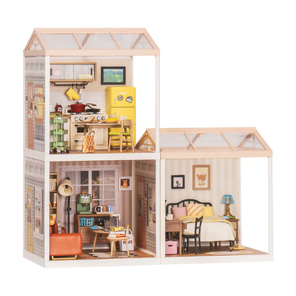 Rolife Roof B for Super Creator (DWP02) | Stackable Mini House Top Accessory