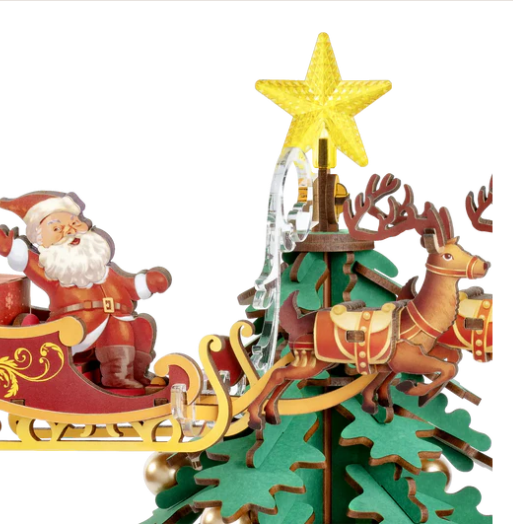 Robotime Rolife ROKR Christmas Melody Tree 3D Wooden Puzzle AMS01