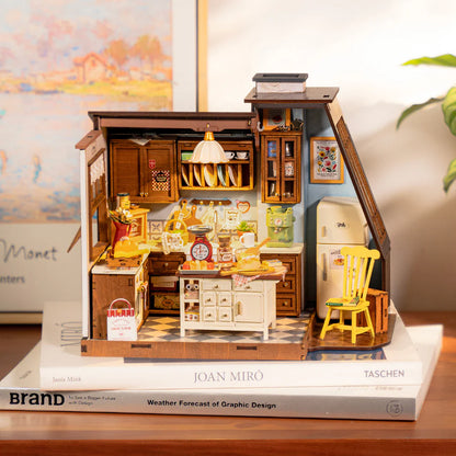 Rolife Baking Kitchen DIY Miniature House Kit (DG172) | 1:18 Scale