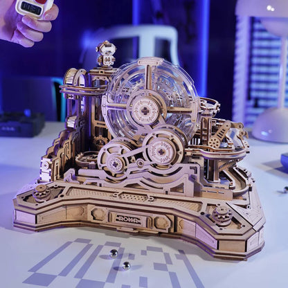 ROKR Gear Ball Challenge 3D Wooden Puzzle (EGC01) | Interactive Marble Run Game