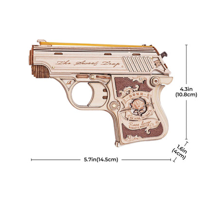 ROKR Mini Gun 3D Wooden Puzzle (LQ502) | Mechanical Model