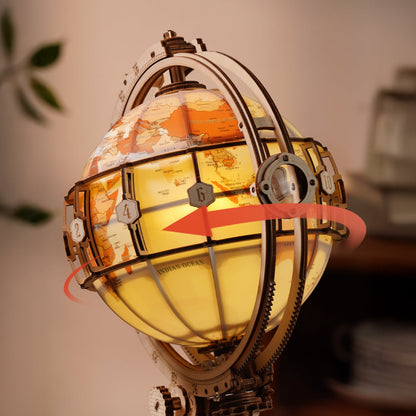 ROKR Luminous Globe ST003D Electric Version on a desk