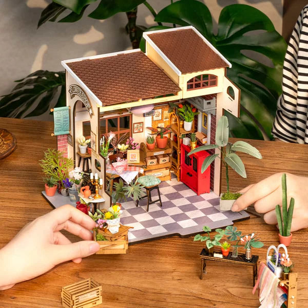 Rolife Emily’s Flower Shop DIY Miniature House Kit (DG145) | 1:16 Scale