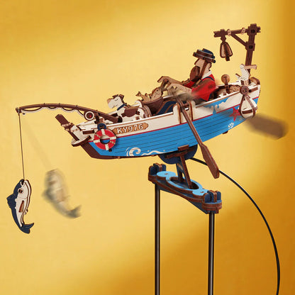ROKR Ocean Fisher 3D Wooden Puzzle (MCD02) | Model Kit