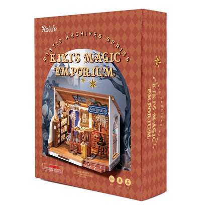 Rolife Kiki’s Magic Emporium DIY Miniature House Kit (DG155) | 1:18 Scale