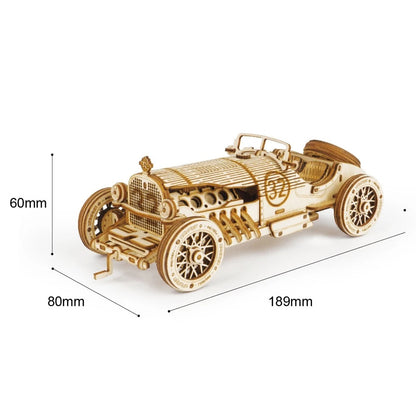 ROKR Cruiser Motorcycle 3D Wooden Puzzle (MC401) | Detailed Wooden Model Kit