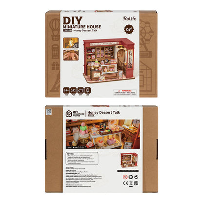 Rolife Honey Dessert Talk DIY Miniature House Kit (DG168) | 1:16 Scale