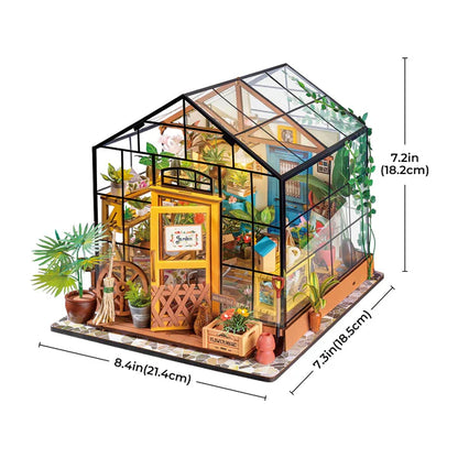 Rolife Cathy’s Flower House DIY Miniature House Kit (DG104) | 1:18 Scale