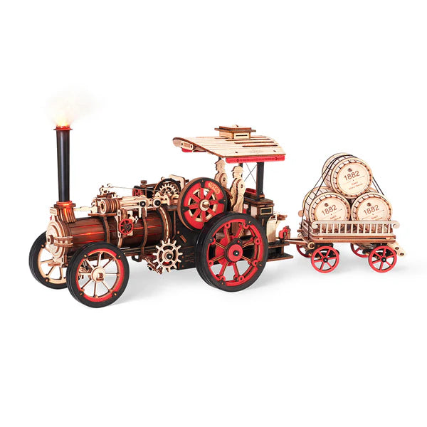 ROKR Steam Engine 3D Wooden Puzzle (LKA01) | Electric Steam Engine Model
