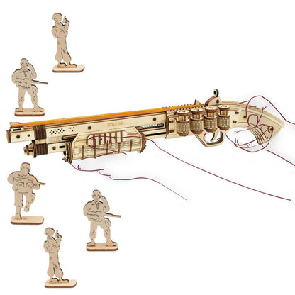 ROKR Terminator M870 3D Wooden Puzzle (LQ501) | Mechanical Model