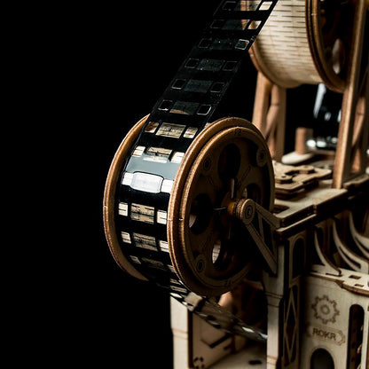 ROKR Vitascope 3D Wooden Puzzle (LK601) | Vintage Movie Projector Model