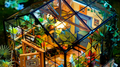 Rolife Cathy’s Flower House DIY Miniature House Kit (DG104) | 1:18 Scale