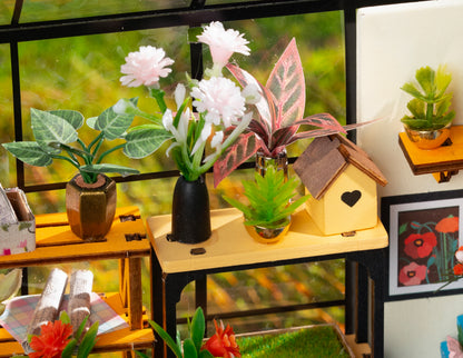 Rolife Cathy’s Flower House DIY Miniature House Kit (DG104) | 1:18 Scale