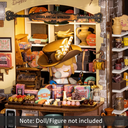 Rolife Henry’s Chocolate DIY Miniature House Kit (DG174) | 1:18 Scale
