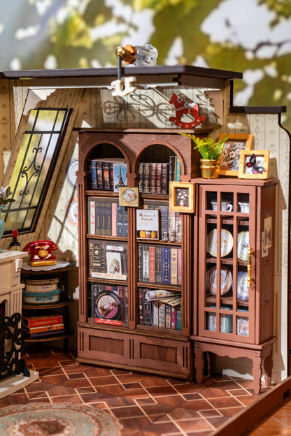 Rolife Catherine’s Living Room DIY Miniature House Kit (DG175) | 1:18 Scale