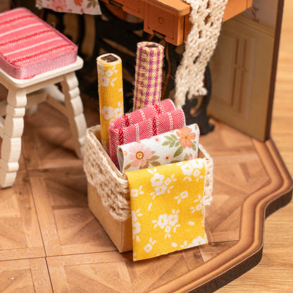 Rolife Elsa’s Tailoring DIY Miniature House Kit (DG178) | 1:18 Scale