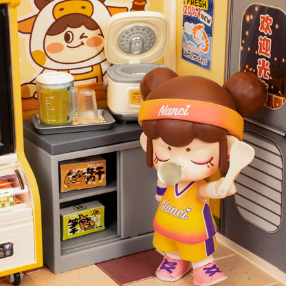 Rolife Super Creator Night Out Food Stall DIY Miniature House (DW022) | 1:24 Scale
