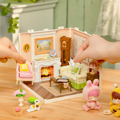 Rolife Super Creator Holiday Tea Time DIY Miniature House (DW023) | 1:24 Scale