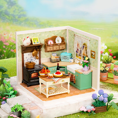 Rolife Super Creator Farmhouse Kitchen DIY Miniature House (DW024) | 1:24 Scale