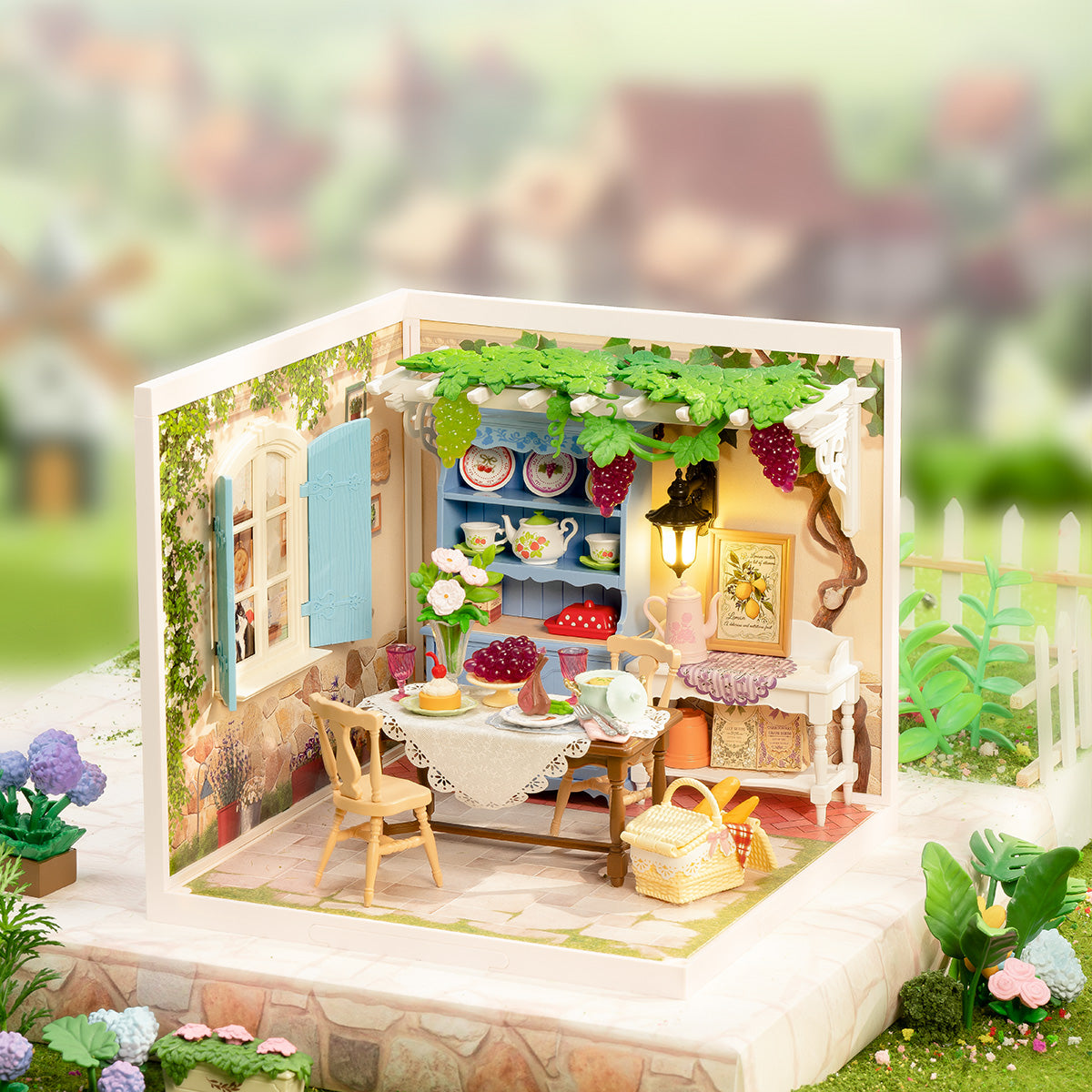 Rolife Super Creator Midsummer Dream Yard DIY Miniature House (DW025) | 1:24 Scale